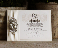 Browse our collection of custom handmade wedding invitations today!  Choose from a variety of options to create your own unique wedding invitation design.