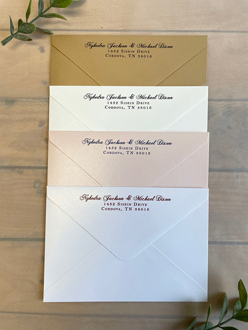 Shimmer Envelopes 3