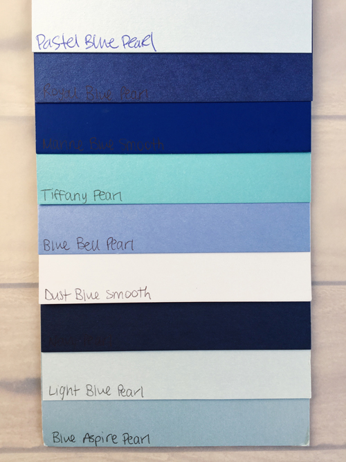 Paper Swatch Blue