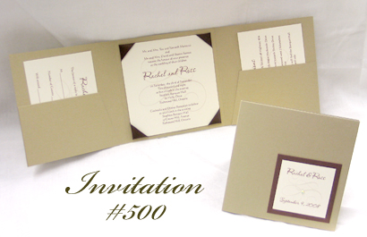Wedding Invitation 500: 