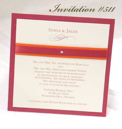 Wedding Invitation 511: 