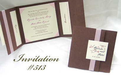 Wedding Invitation 513: 