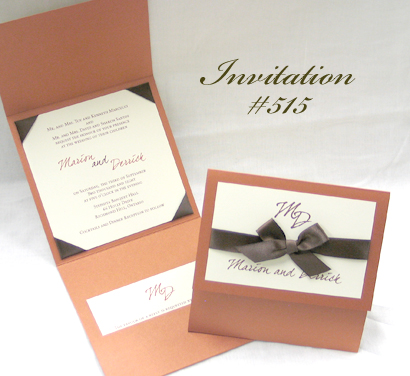 Wedding Invitation 515: 