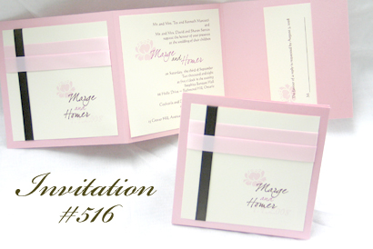 Wedding Invitation 516: 