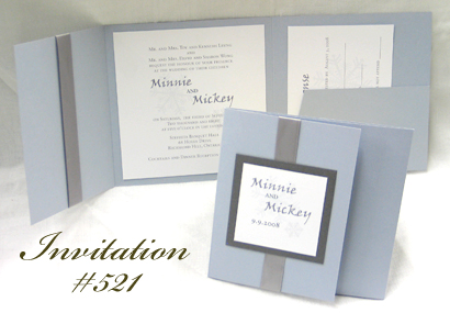 Wedding Invitation 521: 