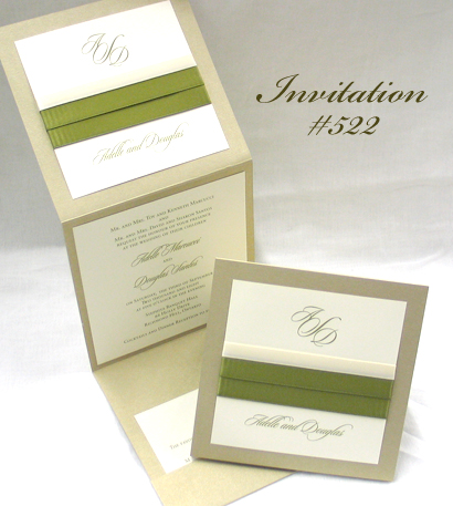 Wedding Invitation 522: 