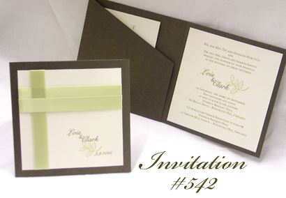 Wedding Invitation 542: 