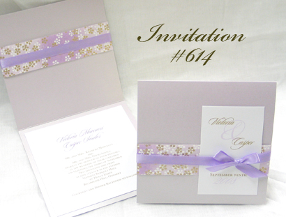 Wedding Invitation 614: 