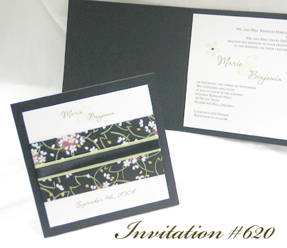 Wedding Invitation 620: 