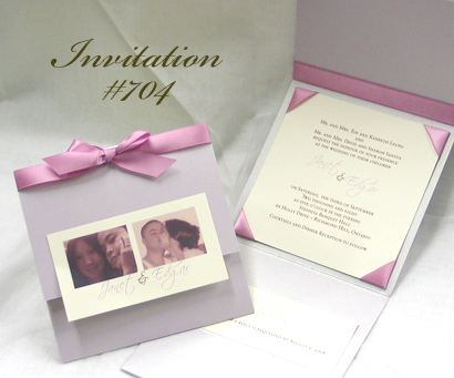 Wedding Invitation 704: 