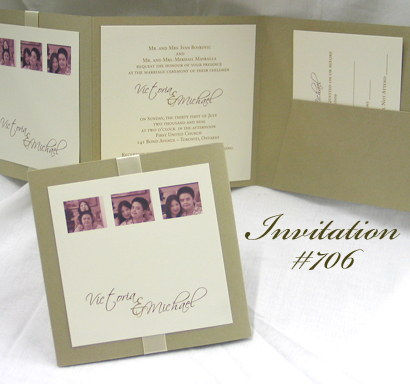 Wedding Invitation 706: 