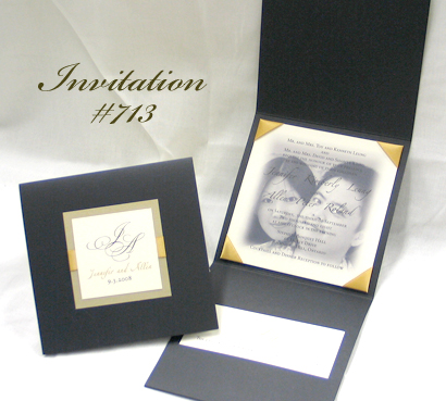 Wedding Invitation 713: 