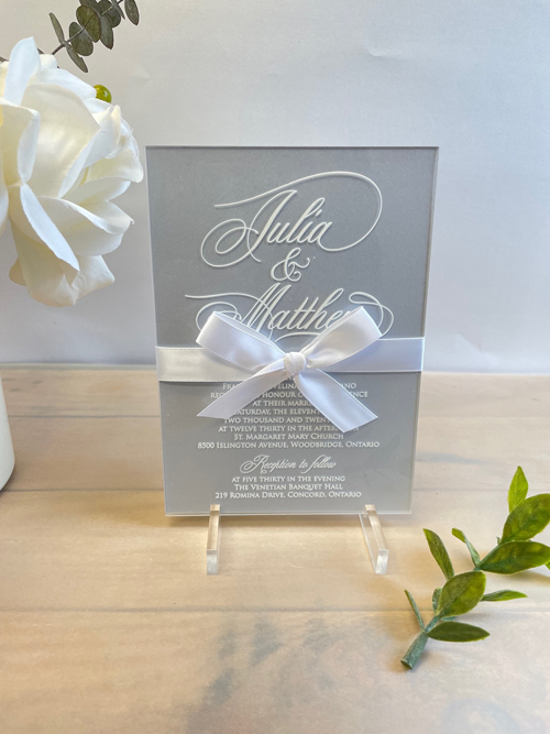 Sample Image of Acrylic Combo Wedding-invite-004