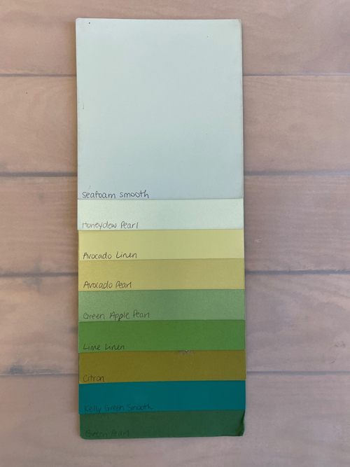 Paper Swatch Green