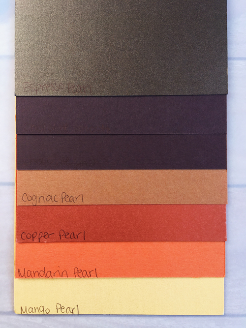 Paper Swatch Orange Brown
