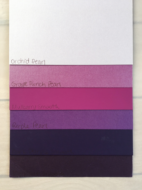 Paper Swatch Purple