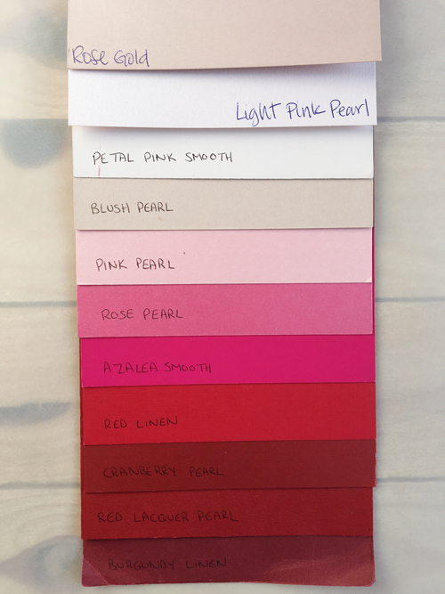 Paper Swatch Red