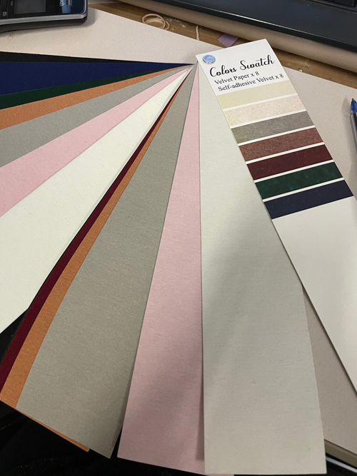 Paper Swatch Velvet 2