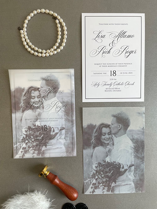 Sample Image of Photo Wedding Invitation 007