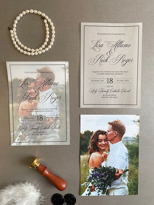 Sample Image of Photo Wedding Invitation 008