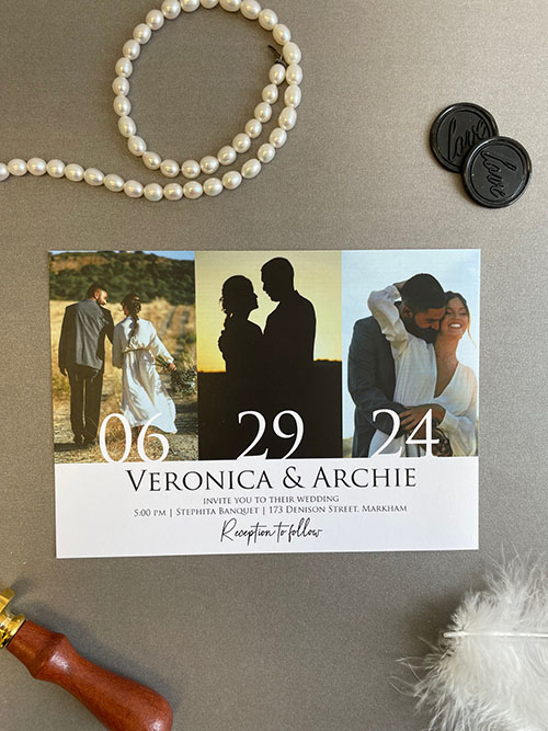 Sample Image of Photo Wedding Invitation 013