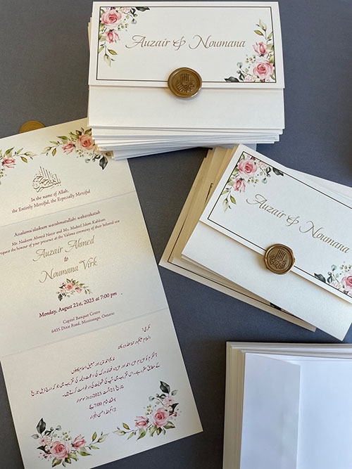 Trifold Wedding Invitation 03