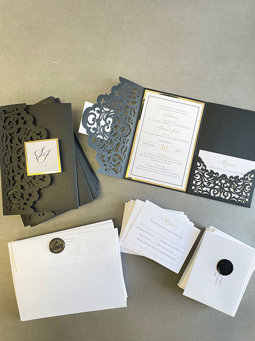 Trifold Wedding Invitation 06