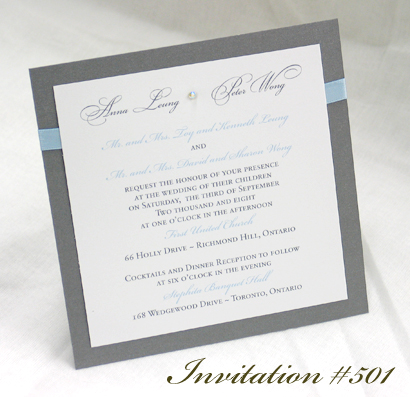 Invitation 501: 