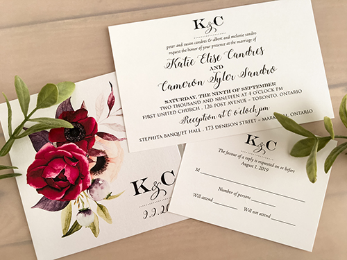 Invitation 2112: Ice Pearl, Silver Mirror - This is a pocket style wedding invite with a silver mirror trim.  The insert is loose.
