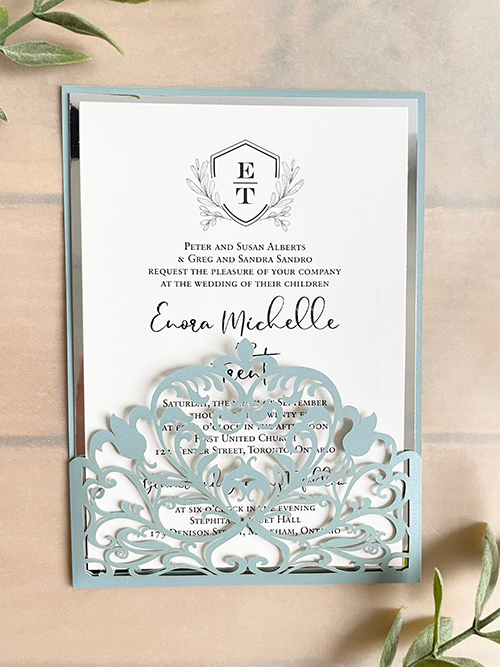 Invitation lc163: Silver Mirror