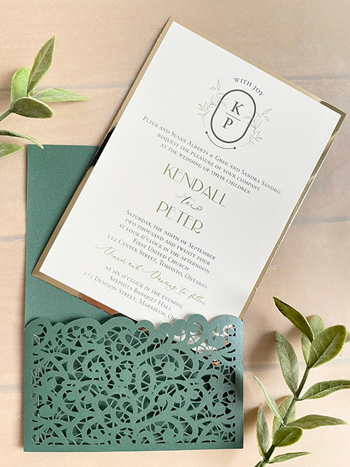 Invitation lc164: Gold Mirror