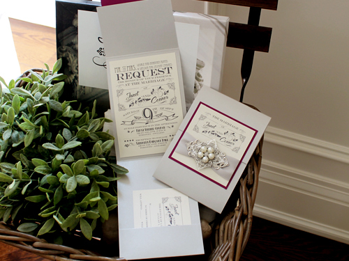 Invitation 1212: Silver Ore, Mulberry