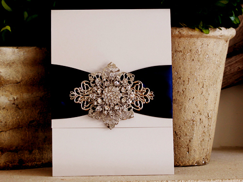 Invitation 1213: Iridescent Pearl