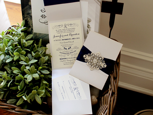 Invitation 1213: Iridescent Pearl