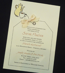 Invitation S24: Cream Smooth, Cream Ribbon
