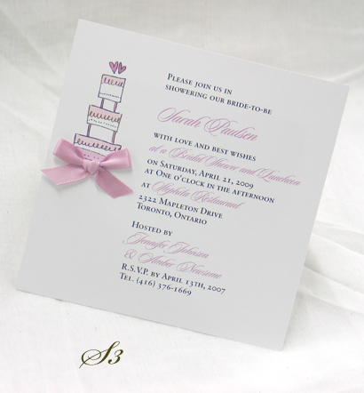 Invitation S3: White Smooth