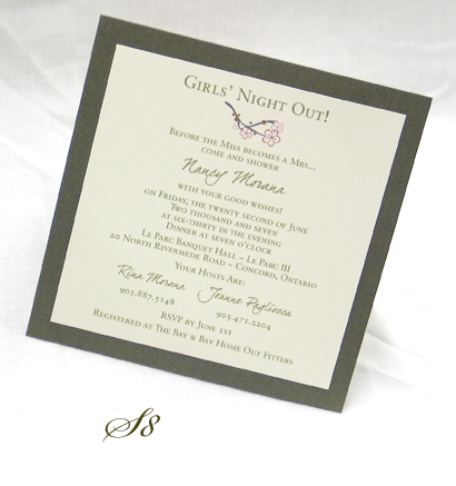 Invitation S8: Sage Pearl, Cream Smooth