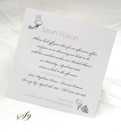 Invitation S9: White Smooth